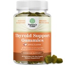 Natures Χειροτεχνία Vegan Thyroid Gummies with Sea Moss - Thyroid Υποστήριξη Gummies για την ολοκληρωμένη υποστήριξη για τους άνδρες και τις γυναίκες με Iodine Selenium και άλλες ισχυρές βιταμίνες - Gelatin-free Non-GMO 60