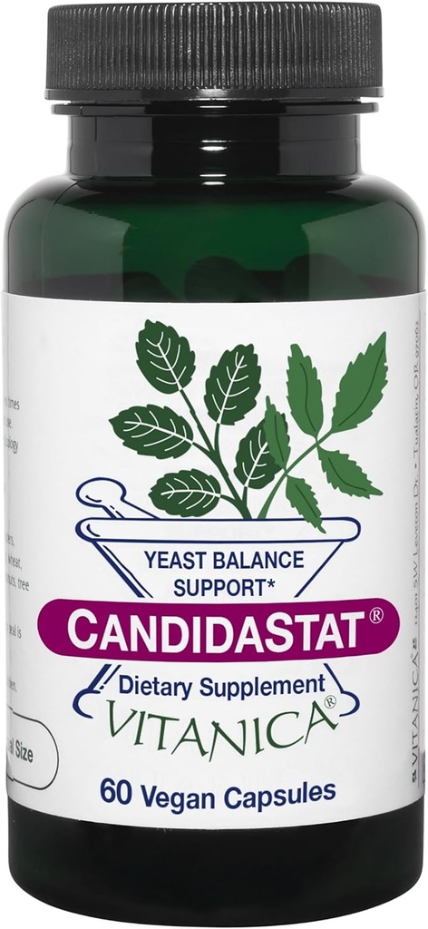 Vitanica Candidastat, Ισορροπημένη υποστήριξη, Vegan, 60 κάψουλες