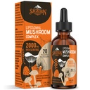 Liposomal Mushroom Complex Drops 2000 MG - 20 Organic Mushroom Extracts - Advanced Liquid Formula for Immunity, Cognitive and Memory - Lions Mane Supplement, Reishi, Cordyceps, Chaga, 30 Services