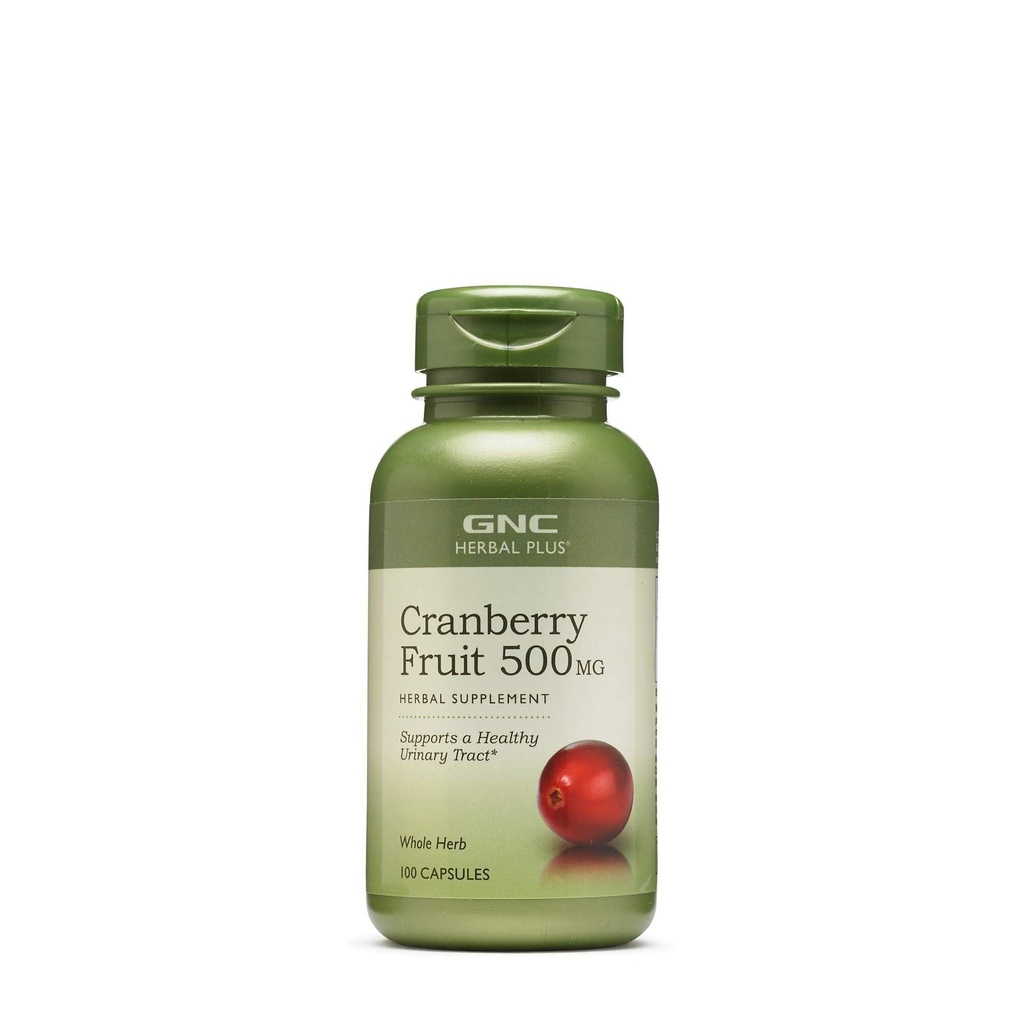 GNC Herbal Plus ολόκληρο βότανο Cranberry 500mg 100 κάψουλες