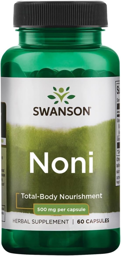 Swanson Noni 500 Milligrams 60 Κάψουλες
