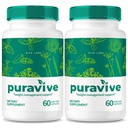 (2 Πακέτο) Puravive, Puravive Κάψουλες απώλειας βάρους, Puravive Exotic Rice Method, All Natural Detox & Cleanse Support, Pura Vive Keto Κριτικές (120 Κάψουλες)
