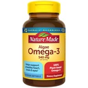 Nature Made Algae Oil Omega 3 Συμπλήρωμα 540mg, Ωμέγα 3 Fish Oil Εναλλακτική, 70 Veggie Softgels, Βιώσιμη, φυτικής βάσης, για υγιή καρδιά, εγκέφαλο, και υποστήριξη ματιών, 70 Softgels