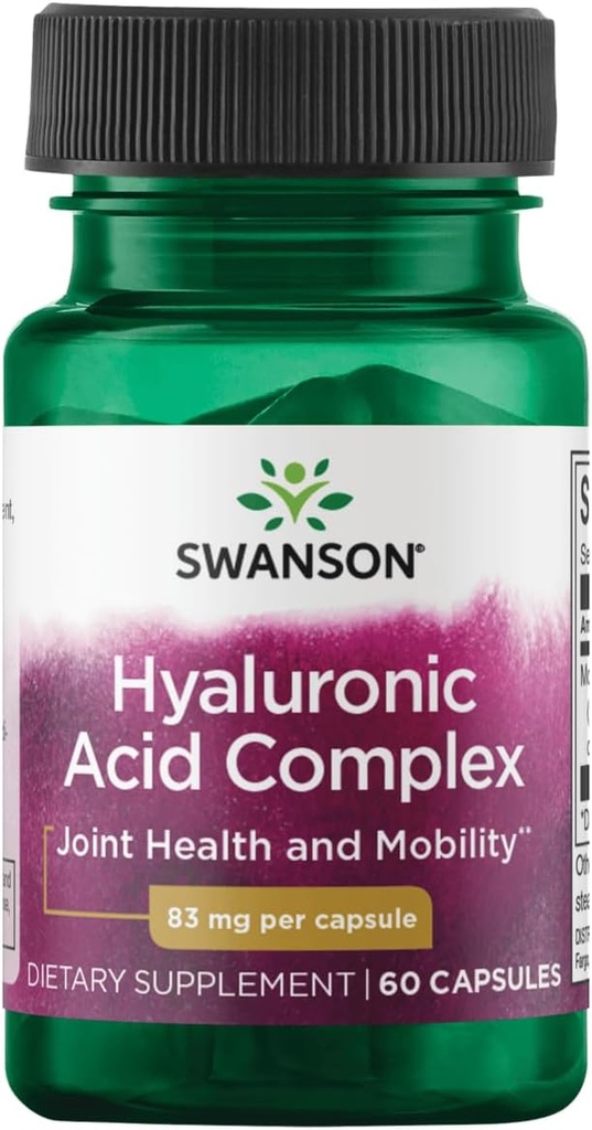 Swanson High Potency Hyal- Joint Hyaluronic Acid Complex 83 Milligrams 60 Κάψουλες