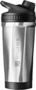 VOLTRX ChillMix Shaker Bottle Insulated Stainless Steel - USB C Rechargeable Electric Protein Shake Mixer, Shaker Cups for Protein Shakes and Meal Replacement, Chrome Steel, 16 oz