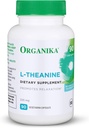 Organika L-Theanine Supplement 8 oz - 90 Κάψουλες: 90 Ημέρα προσφοράς Καθαρή Βιοδιαθέσιμη L Theanine για χαλάρωση, ισορροπία και ηρεμία - Easy-to-Swallow Ενιαία Κάψουλες Υπηρεσίες
