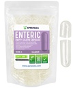 XPRS Nutra Size 1 Κενές κάψουλες - 100 Count Clear Enteric Coated Empty Gelatin Caps - Χάπια καθυστερημένης αποδέσμευσης - DIY Capsuling - Pure Bovine Empty Enteric Gel Caps