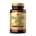 Solgar Vegetarian DHA 200 mg - 50 χορτοφαγικά Softgels - Φυσικά προέρχεται Ωμέγα-3 - Vegan, χωρίς γλουτένη, χωρίς γαλακτοκομικά - 50 Σερβίρεις