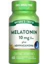 Nature's Truth Melatonin 10mg με Ashwagandha 