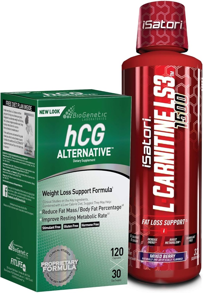 iSatori L-Καρνιτίνη LS3 μικτό μούρο 1500mg (32 μερίδες) & Βιογενετικά Εργαστήρια