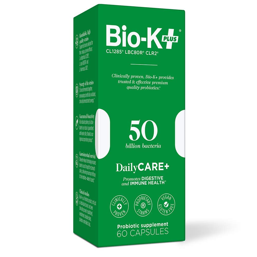 BIO-K PLUS Dailycare 50 Billion Probiotics 60 Count, 60 CT