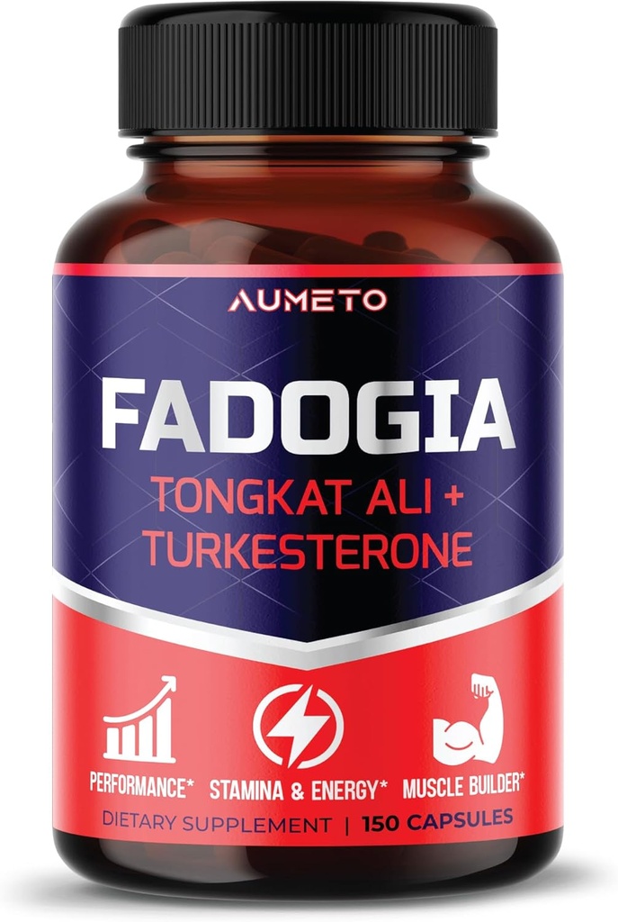 Fadogia Agrestis συμπλήρωμα με Turkesterone Tongkat Ali Maca Root Panax Ginseng VIT D3 - Ανδρική ενέργεια, δύναμη και υποστήριξη μνήμης