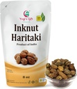 Haritaki/Inknut for Dark Circles | 8 Ounce (227 Grams) | 100% Naturally Dried Whole herb | Terminalia chebula | by Yogi's Gift®