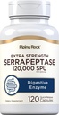 Piping Rock Serrapeptase 120000 SPU 