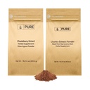 PURE Αρχική ΣΥΣΤΑΤΙΚΑ Chasteberry Extract and Licorice Extract Bundle, 1 lb Κάθε, μη ΓΤΟ, συμπληρώματα χωρίς γλουτένη
