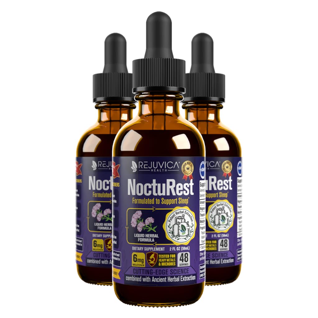 Advanced Sleep Support Supplement - Liquid Delivery για Καλύτερη Απορρόφηση - Μελατονίνη, Μαγνήσιο, Θεανίνη, Βαλεριάνα, Πάθος άνθος, Χαμομήλι & Περισσότερα!