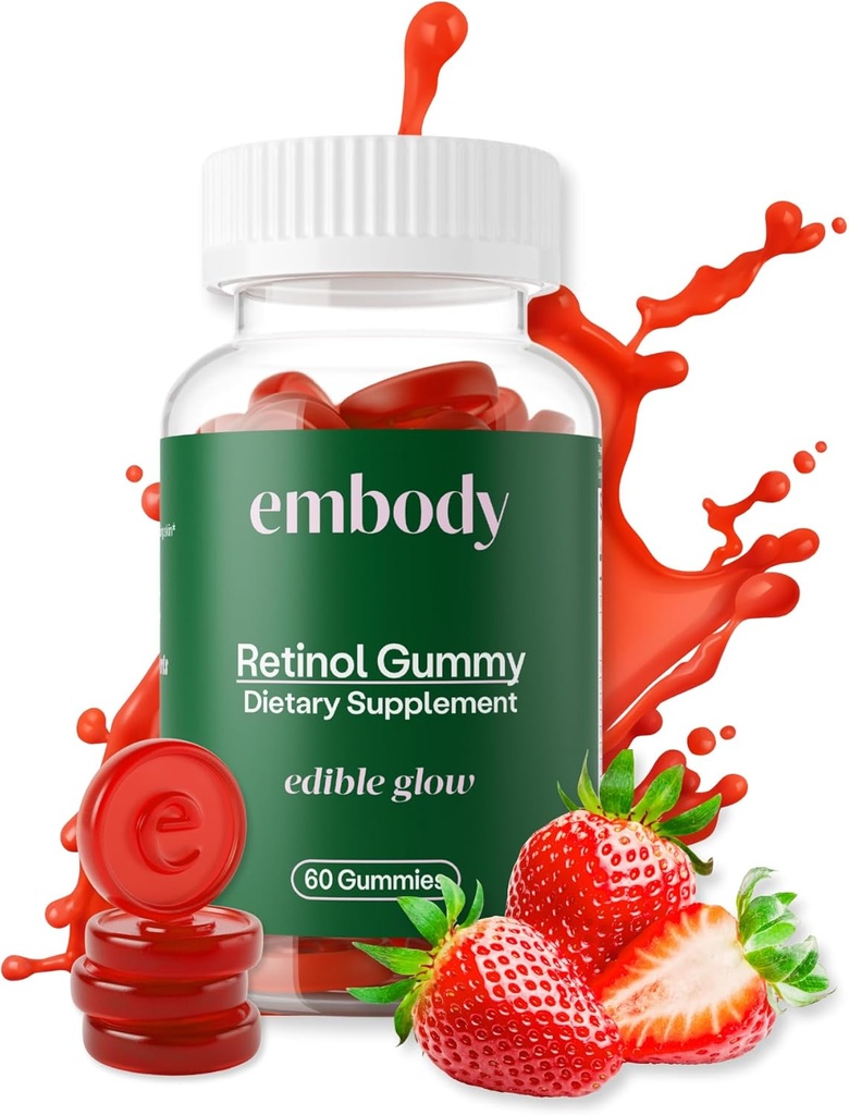 Embody: 60 Gummies δέρμα Multivitamin Retinol Gummy 