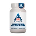 Ayush Herbs Neem Plus - Digestive Health for Women & Men, Gut Support Supplement for Stomach & Skin Health, Immune Support - 90 Servings