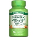 Nature's Truth Turmeric Curcumin Capsules | 90 Count | with 95% Standardized Curcuminoids and Bioperine | Non-GMO and Gluten Free Supplement