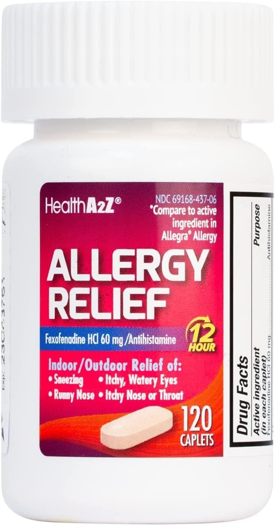 HealthA2Z® Fexofenadine Hydrochloride 60mg 