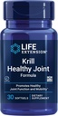 Επέκταση ζωής Krill Healthy Joint Formula, Krill Oil, υαλουρονικό οξύ, το καροτενοειδές ασταξανθίνη για υγιείς αρθρώσεις, υγιές σώμα, χωρίς γλουτένη, μη-GMO, 30 softgels