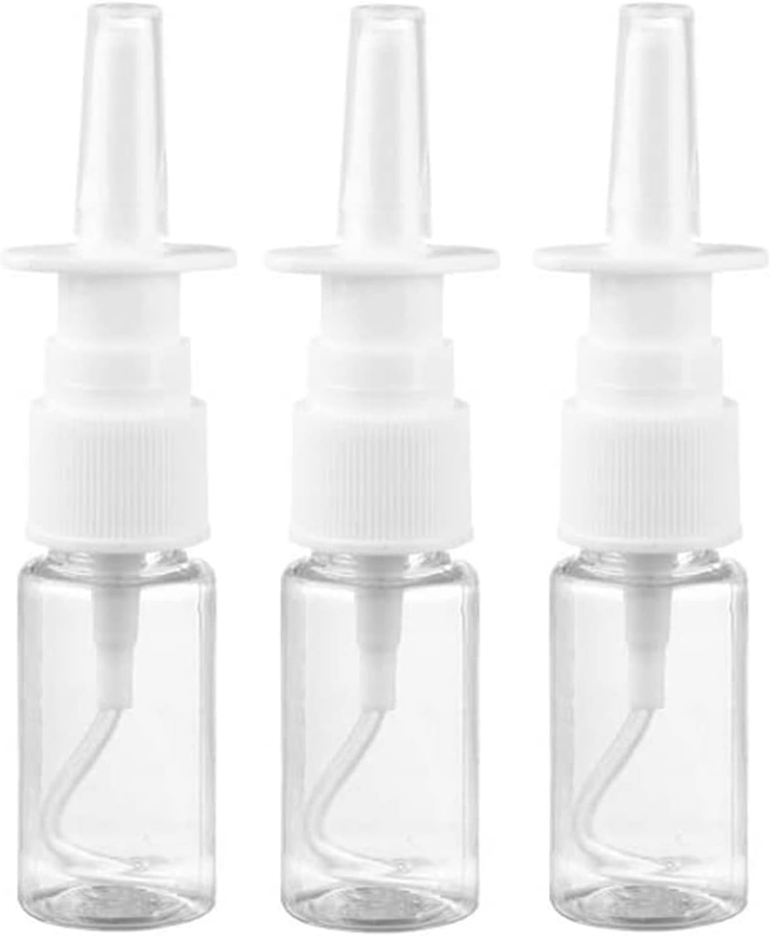 Medsuo 3pcs 10ml Ρινικά μπουκάλια ψεκασμού Mist Spray Μπουκάλι Clear Empty Rhinitis Care Spray Direct Spray Container για Αλάτι αιθέρια έλαια
