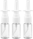 Medsuo 3pcs 10ml Nasal Spray Bottles Mist Spray Bottle Clear Empty Rhinitis Care Sprayer Direct Spray Container for Saline Essential Oils