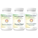 Dr Clark Store Flat Tummy & Debloating Kit – Φυσικό Digestive Υποστήριξη για την Ανακούφιση, Επίπεδη Στομάχι και Βελτιωμένη Υγεία των Ούλων
