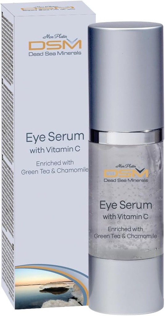 Mon Platin, DSM, Dead Sea Minerals, Mineral Serum Eye Serum Βιταμίνη C, 1,02fl.oz/30ml
