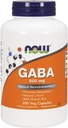 NOW Foods - GABA με βιταμίνη B6 500 mg. - 200 κάψουλες χορτοφάγων