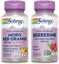 SOLARAY Moro Red Orange and Berberine Bundle - συμπλήρωμα απώλειας βάρους Morosil για γυναίκες και άνδρες με ματωμένο Orange, Berberine HCl από ινδική Barberry - υποστήριξη απώλειας βάρους, 60-ημέρα εγγύηση, 30/60ct