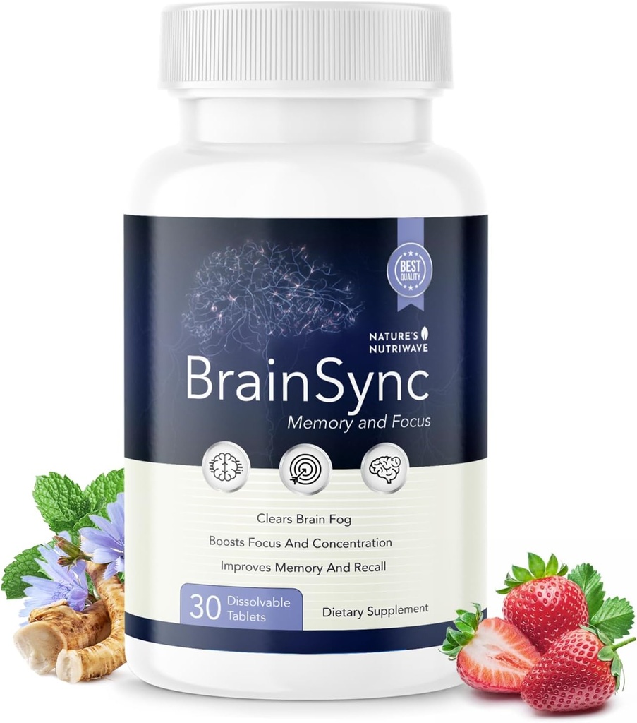 BrainSync Probiotic συμπλήρωμα – Υποστηρίζει την καθημερινή ευεξία και την ισορροπία κόκκων – 3,6 δισεκατομμύρια CFU – 30 Διαλυτά δισκία, 1 μήνας προσφοράς