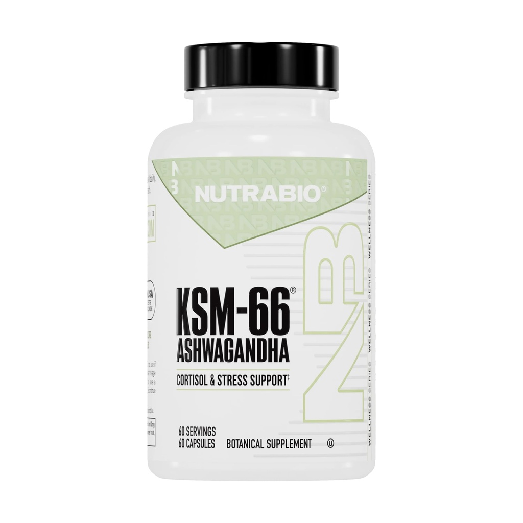 NutraBio Ashwagandha KSM-66 