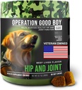 Operation Good Boy Hip & Joint Supplement for Dogs, Glucosamine, Chondroitin & MSM Chews – 90 Soft Treats, φυσικά συστατικά, Veteran ιδιοκτησίας, βοείου κρέατος Γεύση