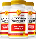 NutraRize (Pack of 3 Sweet Restore Glycogen Support, κοινή υποστήριξη, επίσημες κάψουλες υποστήριξης γλυκογόνου, κοινή υποστήριξη Formula Blood Vessel Cleaner Reviews (180 Κάψουλες)