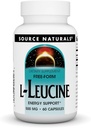 Source Naturals L-Λευκίνη Δωρεάν Φόρμα Essential Amino Acid συμπλήρωμα για την ενεργειακή υποστήριξη - 60 κάψουλες