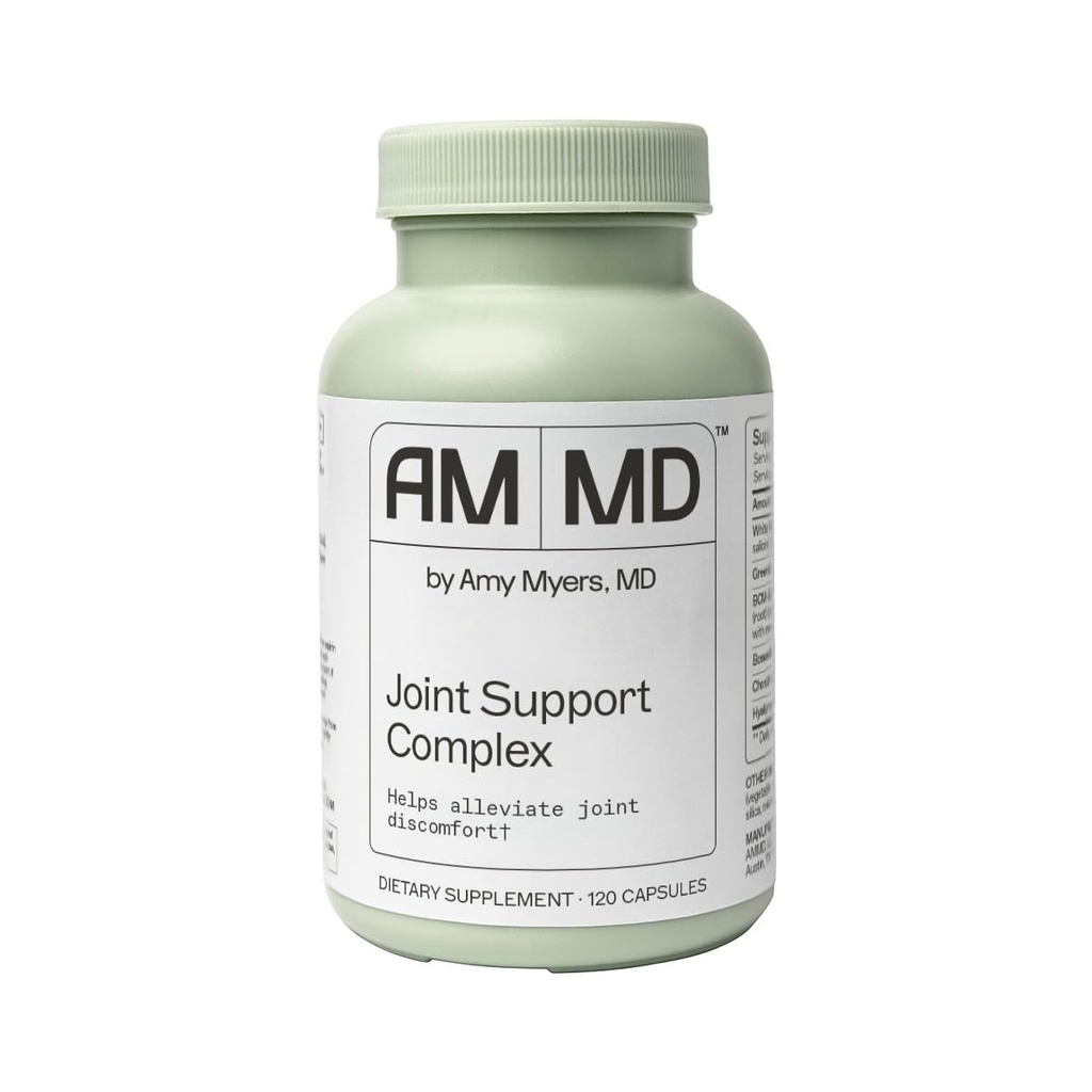 Amy Myers MD Join Support Complex Supplement - Υποστηρίζει Κοινή Υγεία & Κινητικότητα - Γλυκοσαμίνη HCL - Χονδροϊτίνη - Κουρκουμάς - 120 κάψουλες