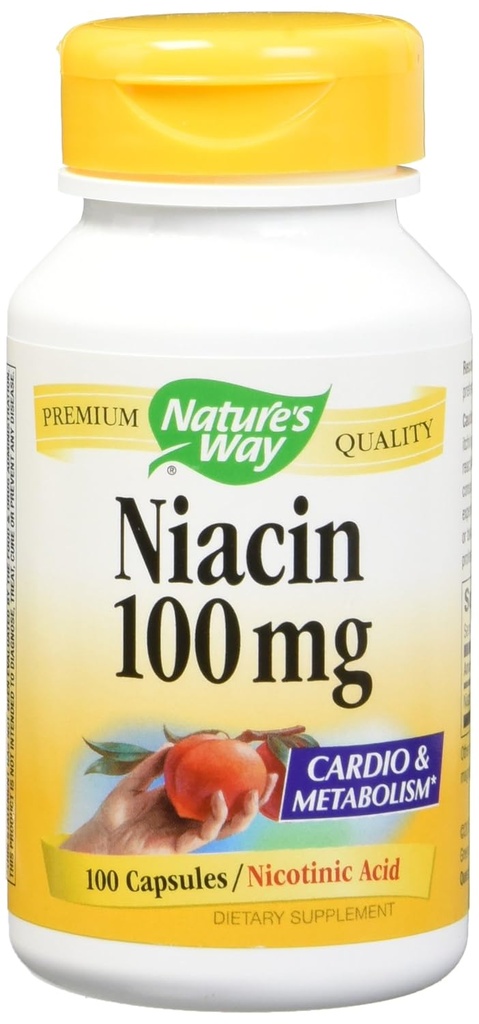 Νιασίνη 100mg 100 Καψάκια (πακέτο των 2)