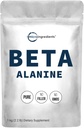 Beta σκόνη αλανίνης, καθαρό συμπλήρωμα βήτα αλανίνης, 2,2 Λίρες (500 ημέρες προσφοράς), Filler δωρεάν, Amino ενέργεια προ προπόνηση, χωρίς γεύση, μη GMO και Vegan φιλικό