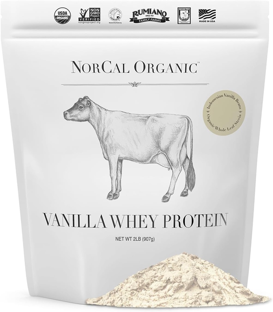 NorCal Organic Vanilla Whey Protein - 2lbs 