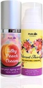 Εμμηνόπαυση Rebalancing Bundle: Silky Peach Estriol Cream & Vibrant Third Progesterone Cream for Women. Βιοταυτικώς Οιστρογόνα & Προγεστερόνη για θερμές αναλαμπές, Κολπική ξηρότητα, θέματα ύπνου & εγκεφαλική ομίχλη