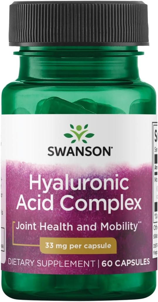 Swanson Hyal- Joint Hyaluronic Acid Complex 33 Milligrams 60 Κάψουλες