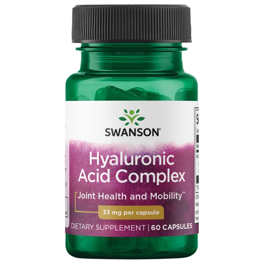 Swanson Hyal- Joint Hyaluronic Acid Complex 33 Milligrams 60 Κάψουλες