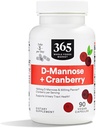 365 από Whole Foods Market, D-Mannose With Cranberry, 90 Count