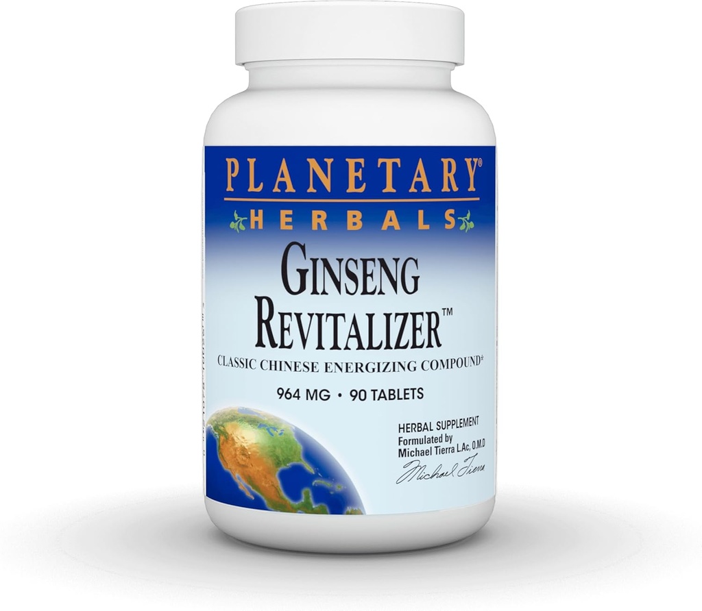Planetary Herbals Ginseng Revitalizer, Classic Chinese Energizing Compound*, 964 mg - 90 δισκία