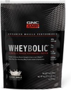 GNC AMP Ουροβολική κλινικά αποδεδειγμένη πρωτεΐνη σκόνη, 40g πρωτεΐνη ορού γάλακτος, BCAA, λεουκίνη, αυξάνει τη μυϊκή δύναμη, οικοδόμηση μυών, 3ο μέρος δοκιμαστεί, χωρίς γλουτένη, κλασική βανίλια, 10 υπηρεσίες