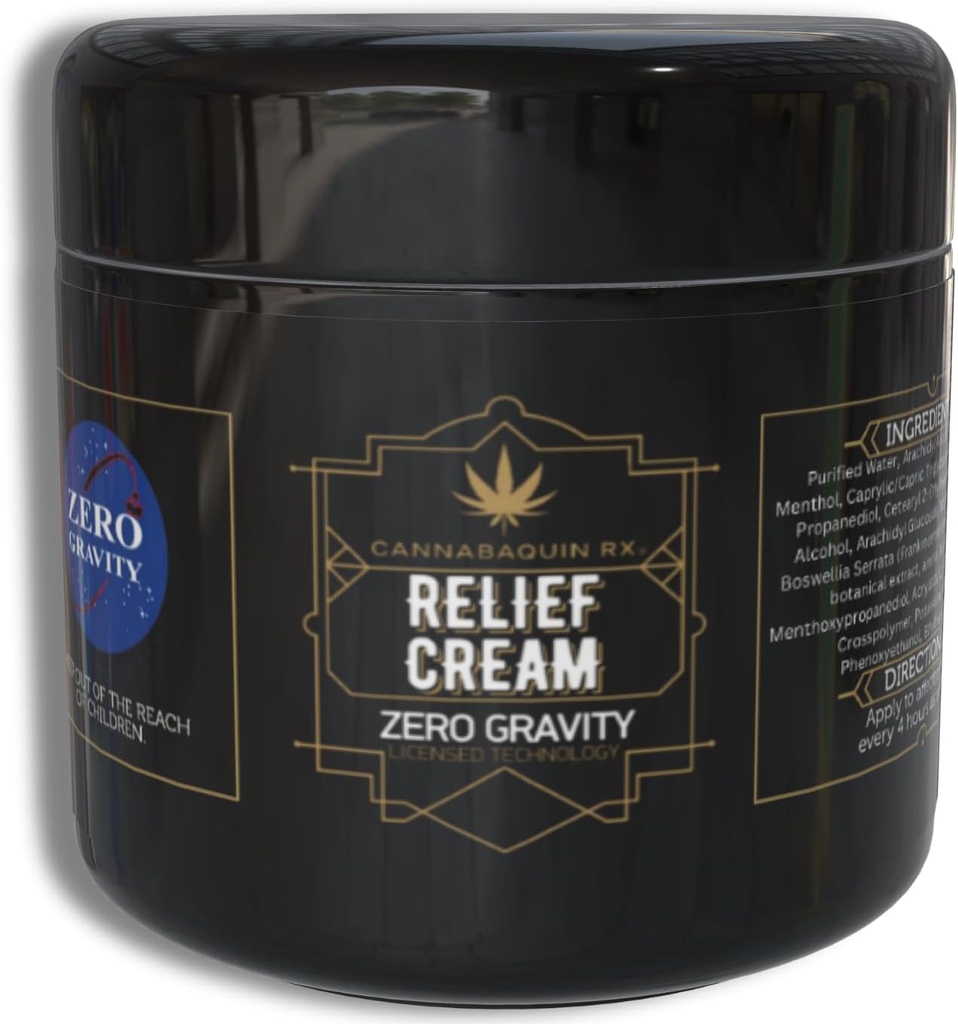 Cannabaquin Hemp Cream Maximum Strength. Hemp Oil & Arnica Cream, May Soothe Discomfort on Joint Muscle Shoulder Hip Neck Knee & Back Support. All Natural Relief Cream Made in USA. Instant Menthol Rub
