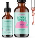 JoySpring Vitamin D σταγόνες για Toddlers για την υποστήριξη της ανάπτυξης, των οστών, και της ανοσοποιητικής υγείας, Kids Zinc συμπληρώματα - Elderberry με ψευδάργυρο Liquid και Daily Complex Β βιταμίνες με βιταμίνη B2, B6, B12, και B5