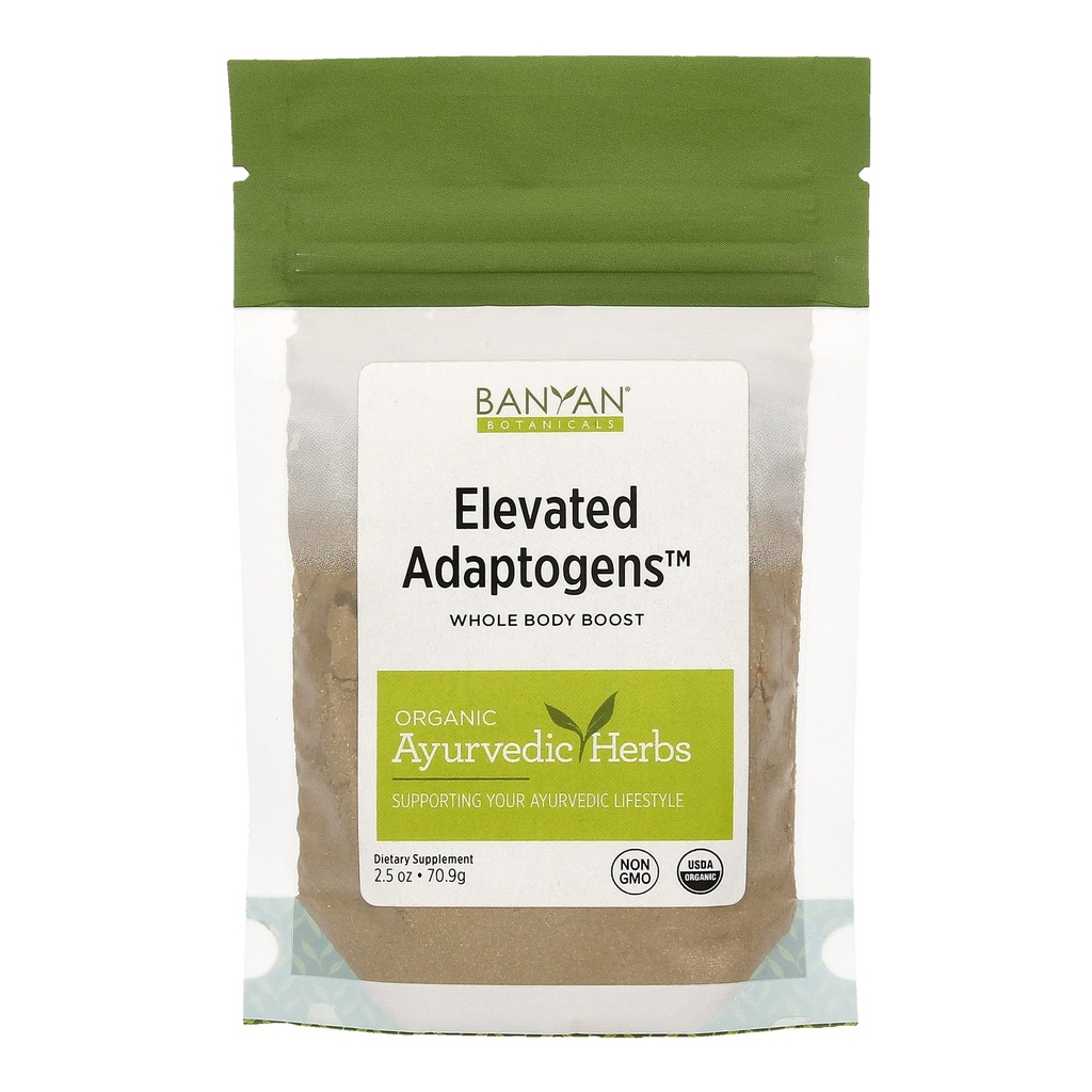 Banyan Botanicals Αυξημένα προσαρμογόνα – Βιολογικά Superfood σκόνη με Moringa, Ashwagandha & Tulsi – Caffeine-free Superfood Blend για Herbal Stress Relief* – 2,5oz – Μη ΓΤΟ Βιώσιμα πηγάζει Vegan