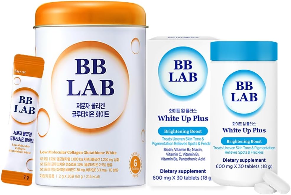 [Double White&Glow] Glutathione White Collagen, White Up Plus, Powder Stick Korean Fish Collagen, Vitamin C, Glutathione, Γρήγορη απορρόφηση, Fruit Flavored, Glutathione Pills, L-Cystine, για Antio